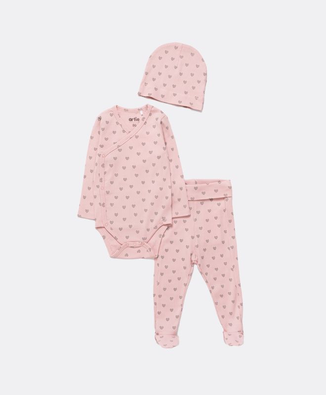 Հավաքածու բամբակյա աղջկա 3 հատ